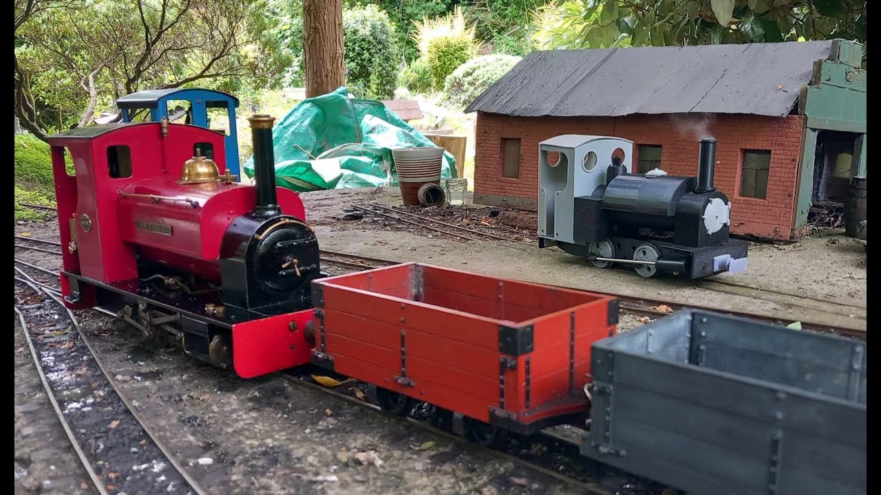 Llechfan Garden Railway 9/6/24 an sm32 16mm scale live steam and battery operated garden railway