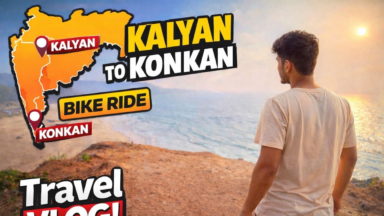 Kalyan to Konkan Bike Ride | Solo KTM 250 Adventure 🌊🏍️ | Travel Vlog
