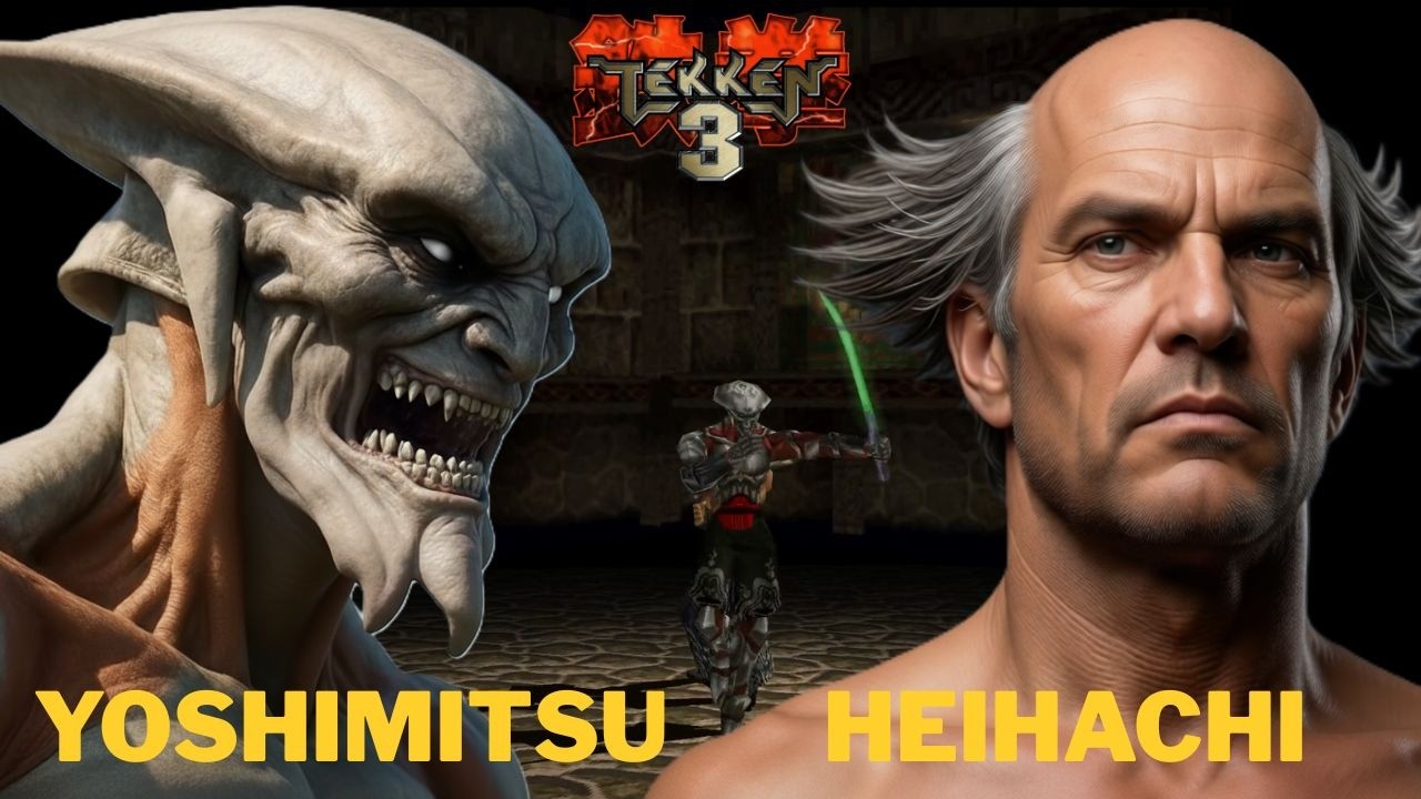 Tekken 3 - YOSHIMITSU vs HEIHACHI - You Destroyed My Clan. Now I'll Destroy Your Legacy!