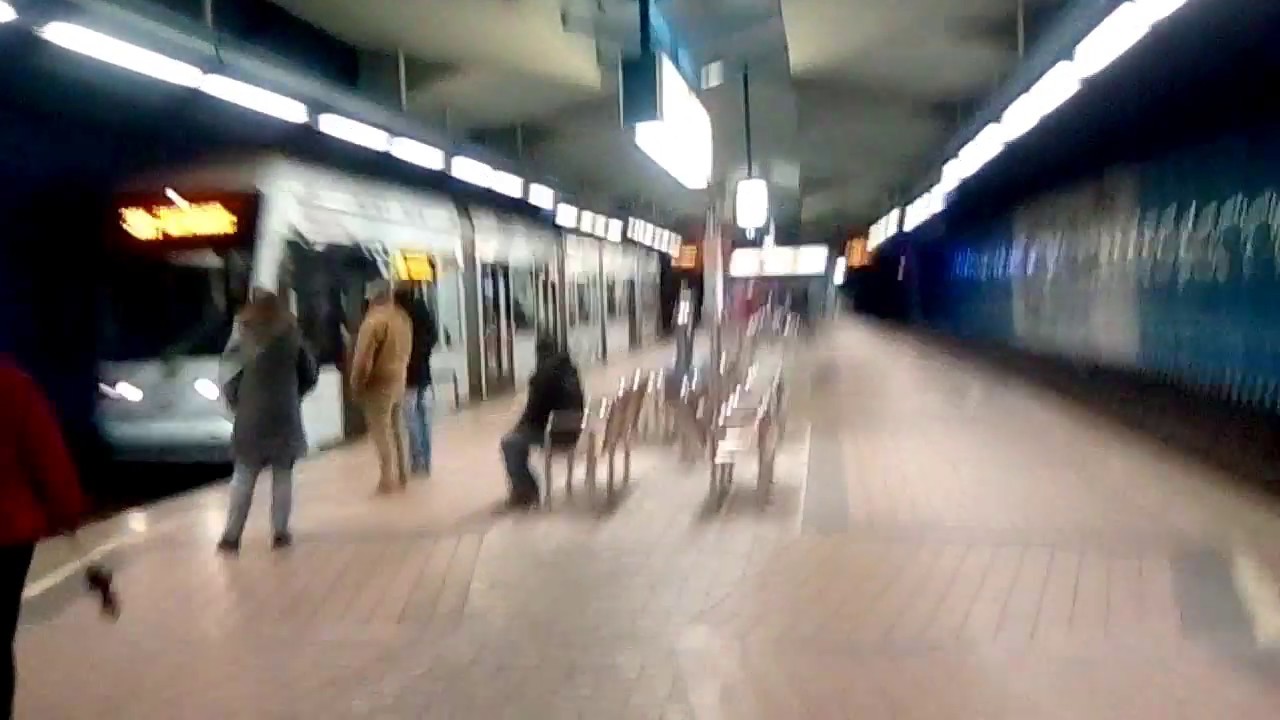 Ubahn Betrieb in Gelsenkirchen Trinenkamp