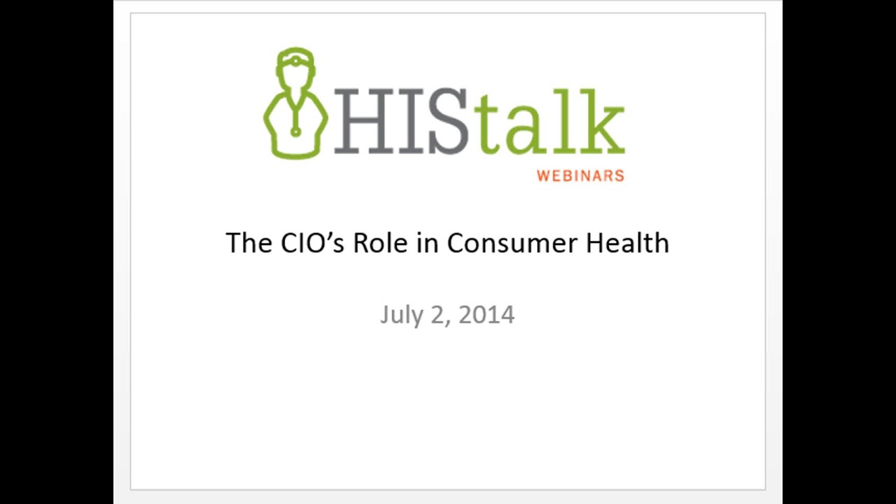The CIO's Role in Consumer Health