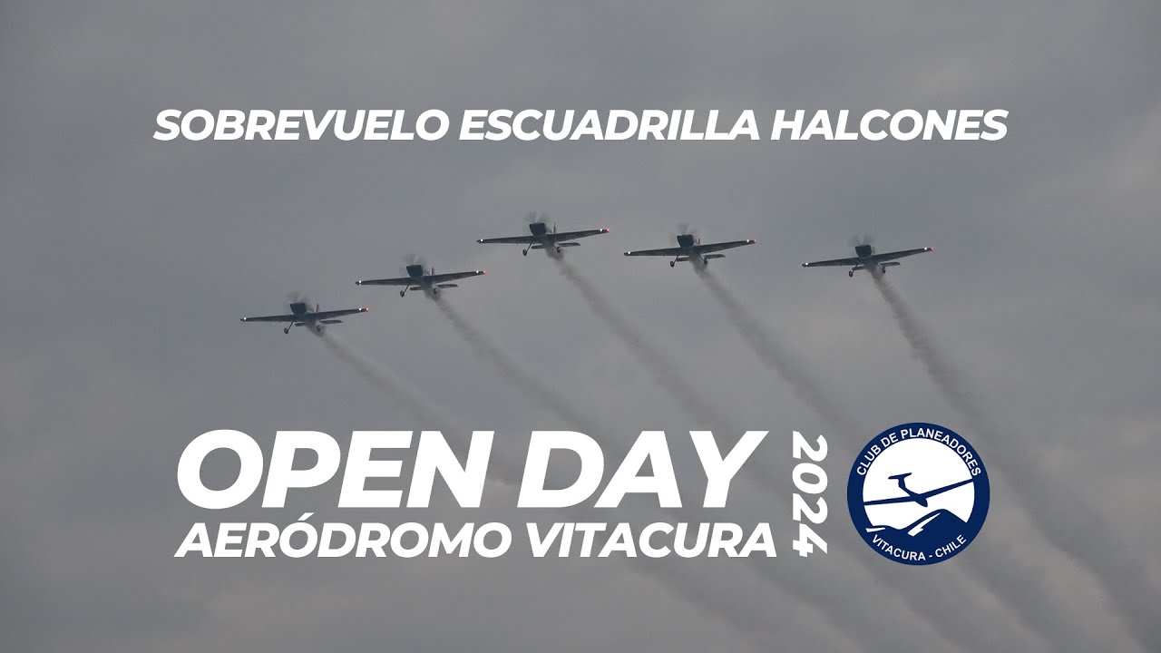 Escuadrilla Halcones Sobrevuelo en OPENDAY VITACURA 2024 | Sábado 20 de abril.