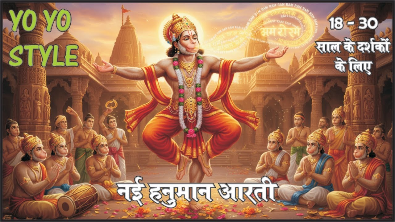 HANUMAN ARTI RAP | HIP HOP | नई हनुमान आरती यो-यो स्टाइल | #rap #music #hiphop #Indianrap #hindirap