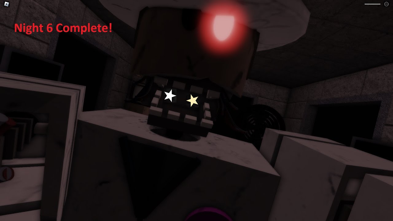 Roblox Five Nights at RPD's Basement 2: I beat Night 6! (All Max)