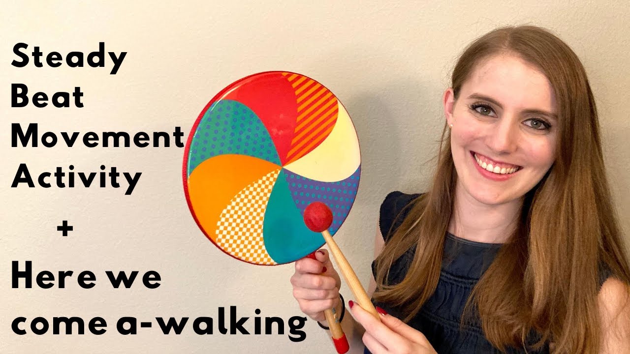 Steady Beat Music and Movement Activities feat. Here we come a-walking // Music with Miss Bliss