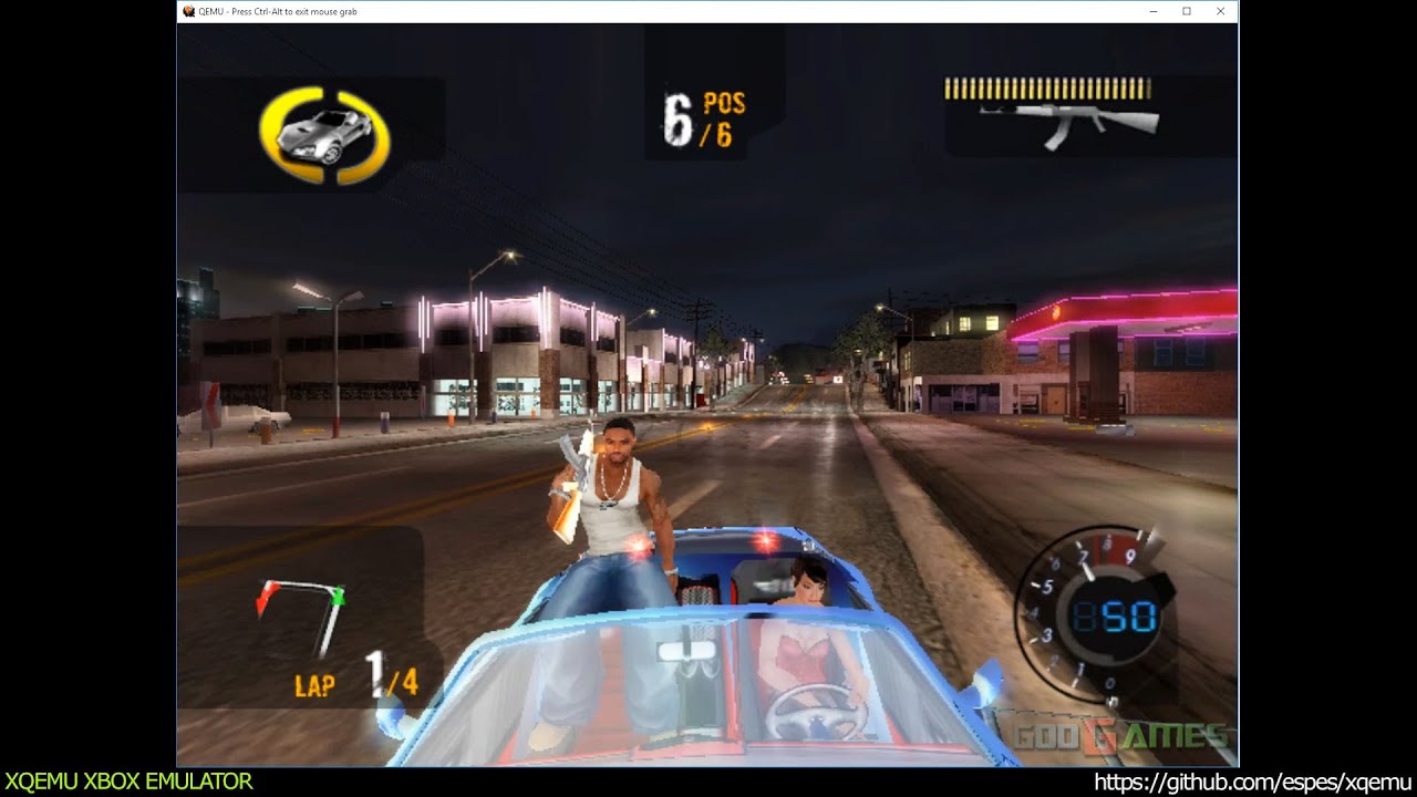XQEMU Xbox Emulator - 187 Ride or Die Ingame!