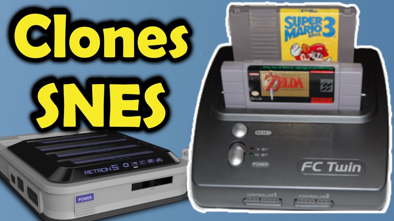 Clones descarados do Super Nintendo SNES Consoles Piratas