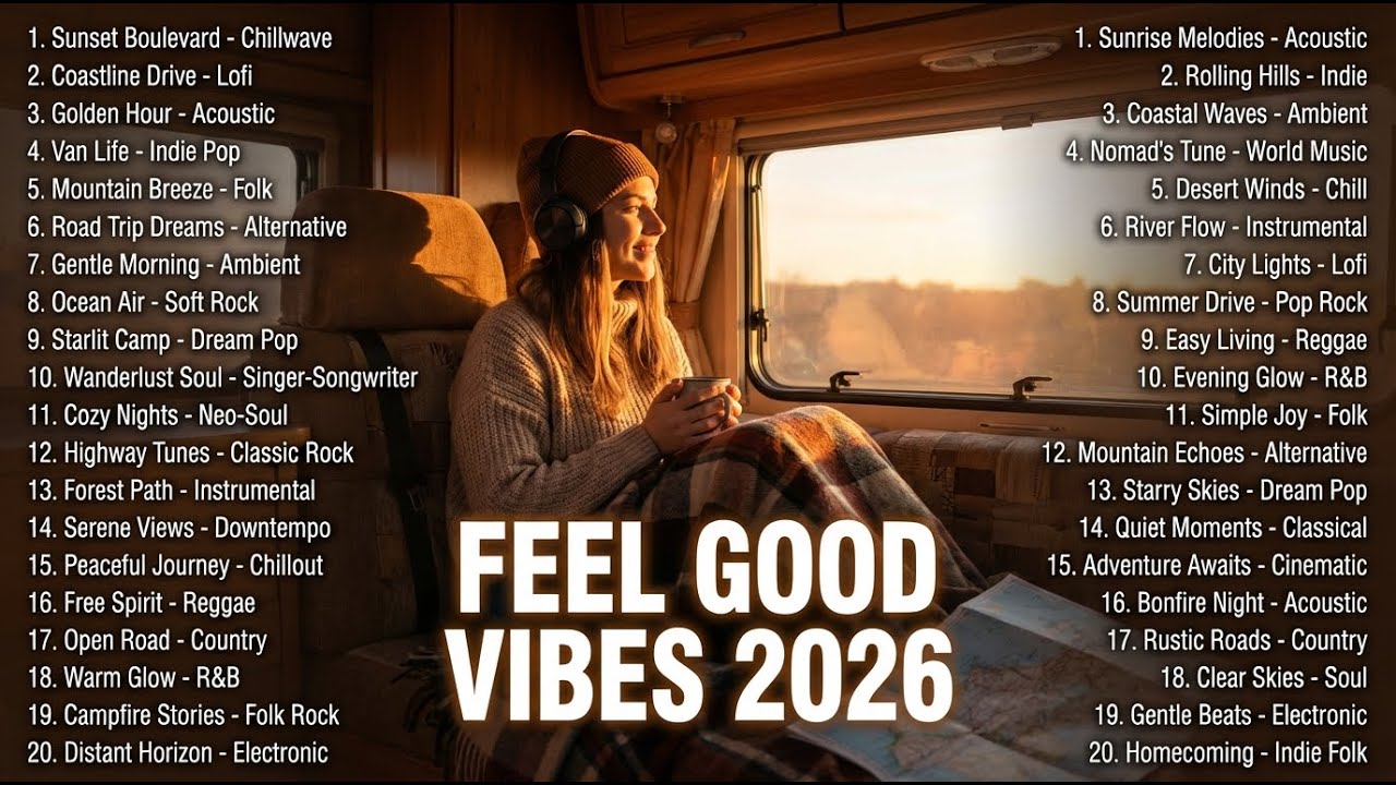 Positive Vibes Acoustic Music 2026 🌿✨ | Best English Chill Songs Playlist for Relaxing & Good Mood
