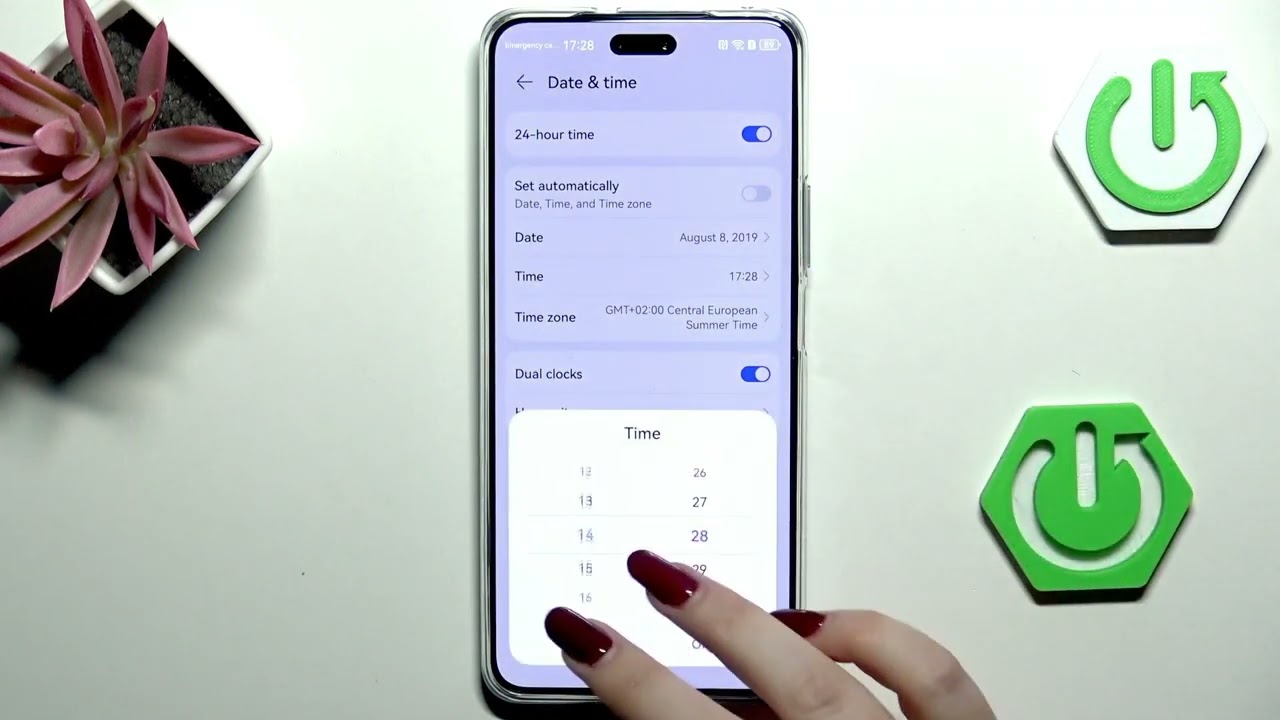 HUAWEI Nova 14 Pro 날짜 및 시간 변경 방법