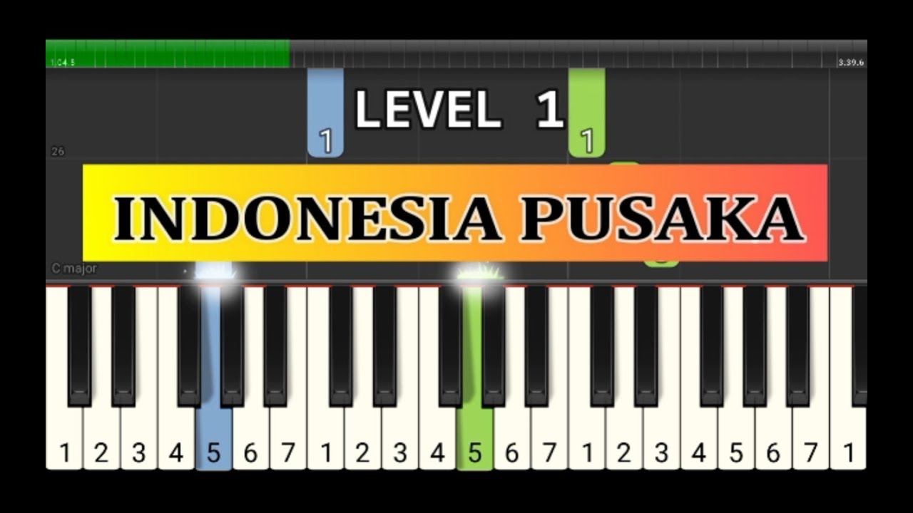tutorial piano indonesia pusaka