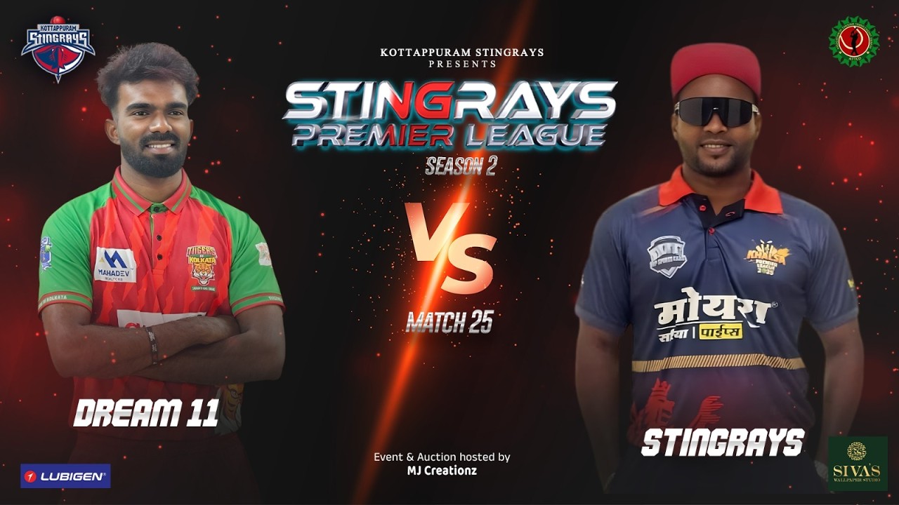 MATCH 25 || DREAM 11 VS STINGRAYS || Stingrays Premier League - Season 2 || Kottapuram Stingrays
