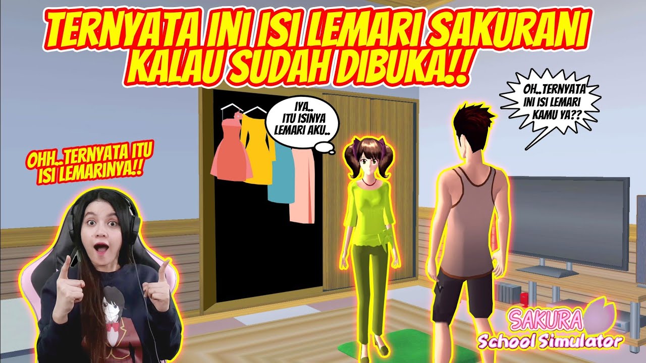 RAHASIA ISI LEMARI SAKURANI!! TERNYATA SEPERTI ITU ISINYA!! SAKURA SCHOOL SIMULATOR - PART 274