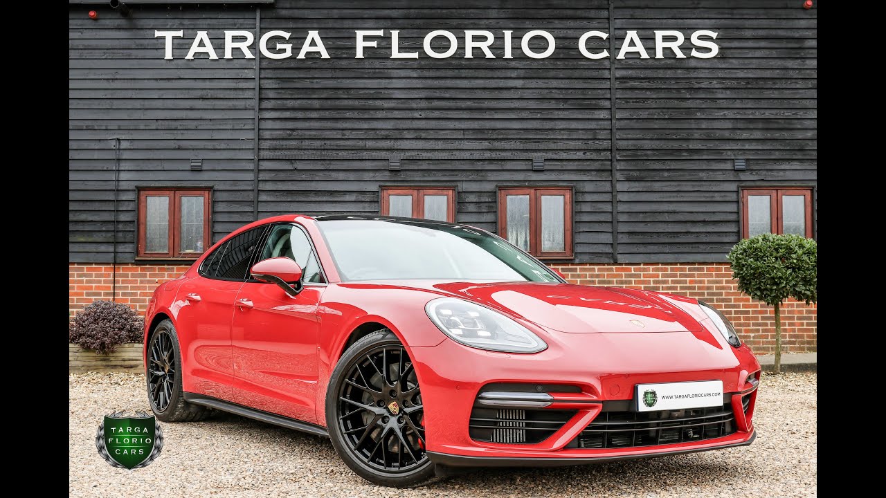 Porsche Panamera Turbo 4.0 V8 PDK 5dr Saloon in Carmine Red 2017 - Virtual Tour / Walk Around