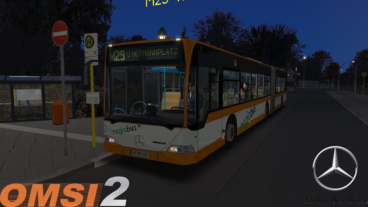 Omsi 2 - Berlin BRT - Line M29 - Mercedes Benz Citaro G