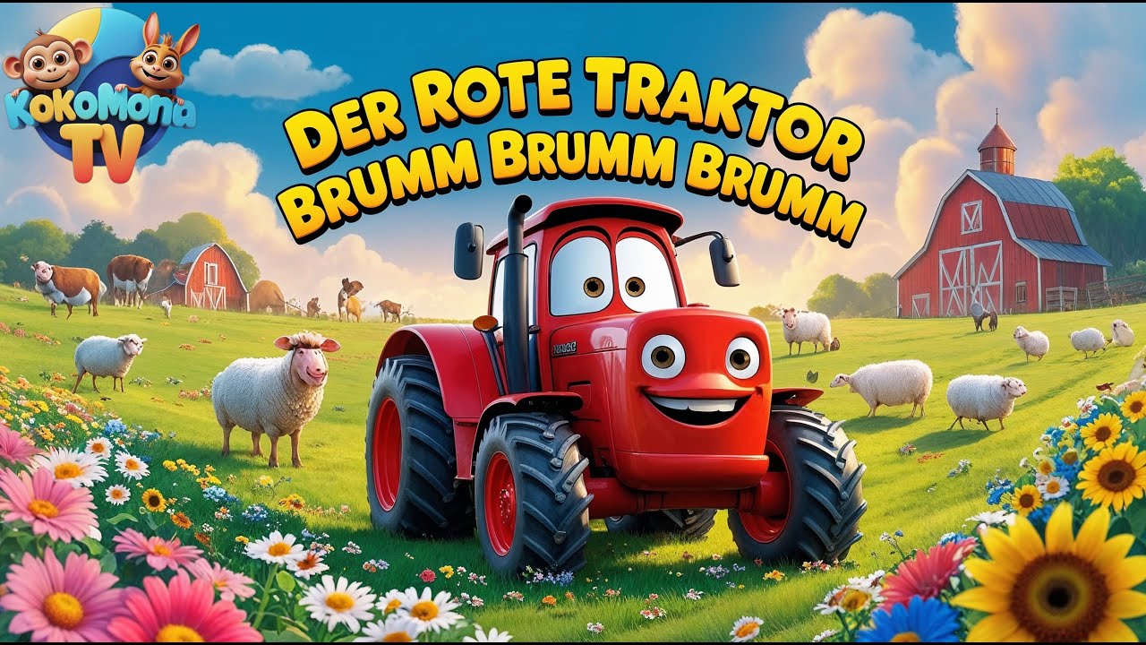 Der rote Traktor Brumm Brumm Brumm | Kinderlieder