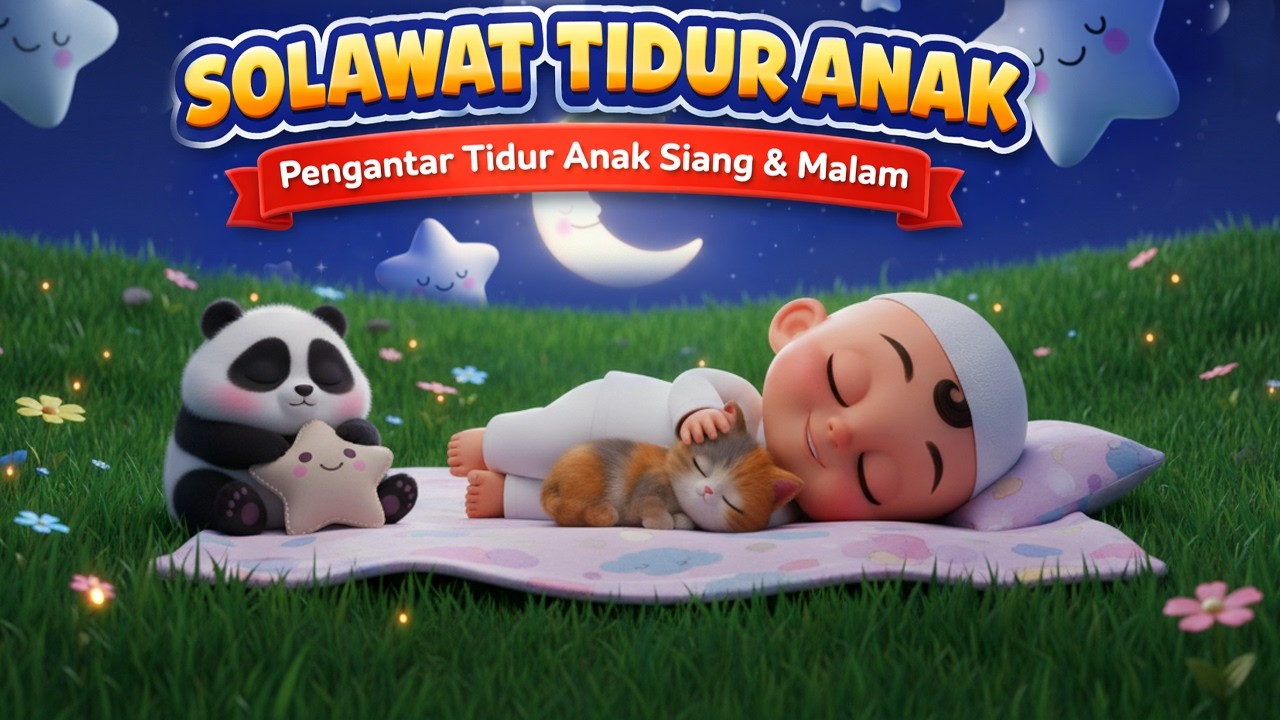 Putar Sekarang! Alunan Solawat Tidur Anak  FULL NONSTOP😴🌙•  Solawat Tidur Anak🌙 - Pengantar Tidur