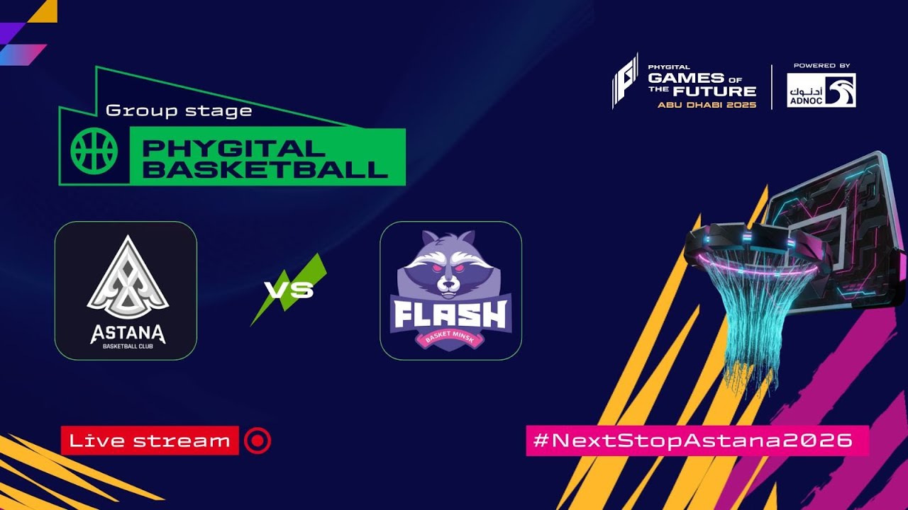 PBC Astana vs FlashBasket | Phygital Basketball — Games of the Future 2025 | LIVE