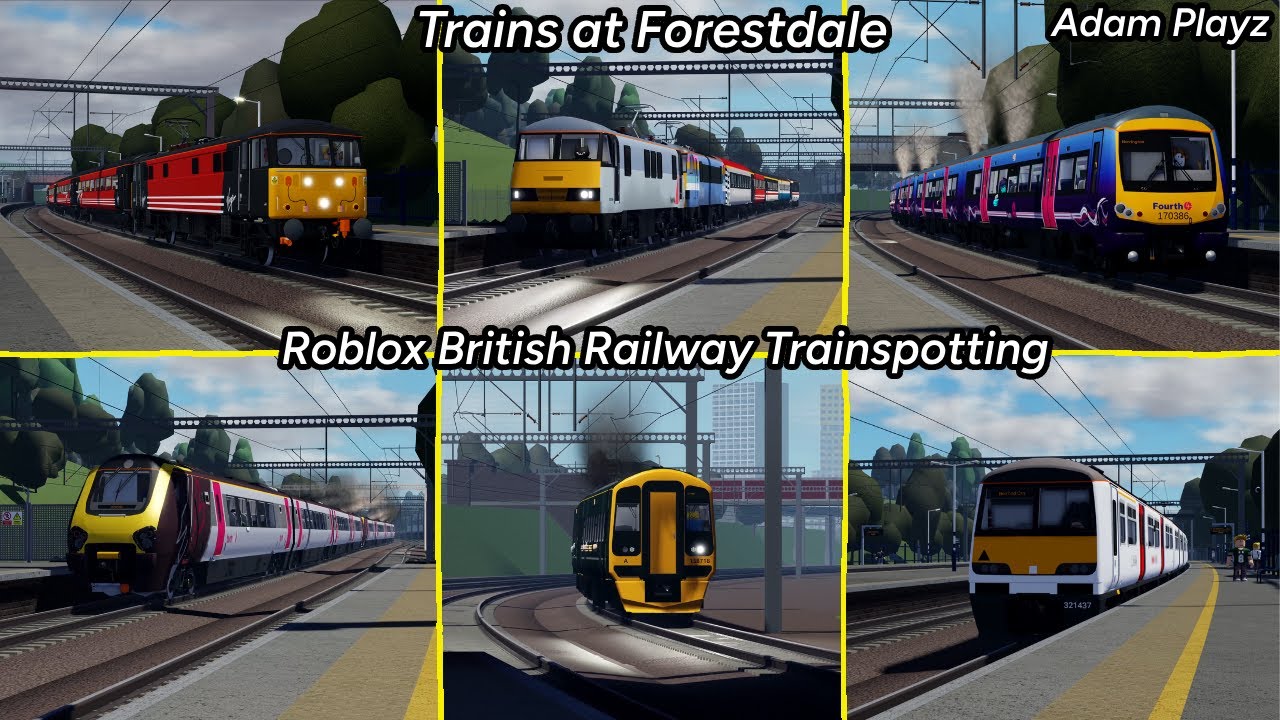 Trains at Forestdale (Roblox British Railway Trainspotting 06/01/25)