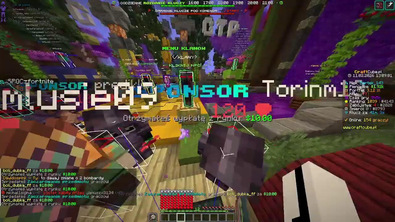Trapujemy na Craftcube.pl Dominacja z excaliburem