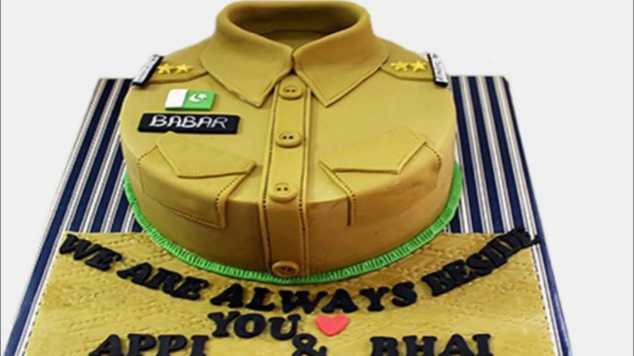 Pakistan army cake design | Pakistani Army uniform cake design