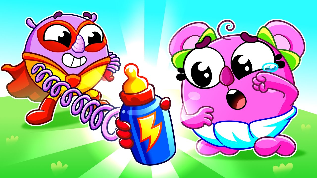 Magic Milk Bottles! 🥛 Kids Turn into Superheroes 🦸‍♂️ | Kids Songs & Nursery Rhymes | Baby Zoo