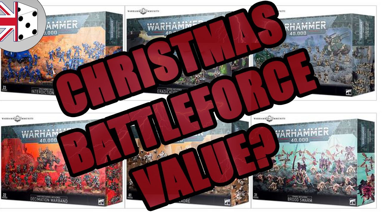 WARHAMMER 40K CHRISTMAS BATTLEFORCES VALUE BREAKDOWN!