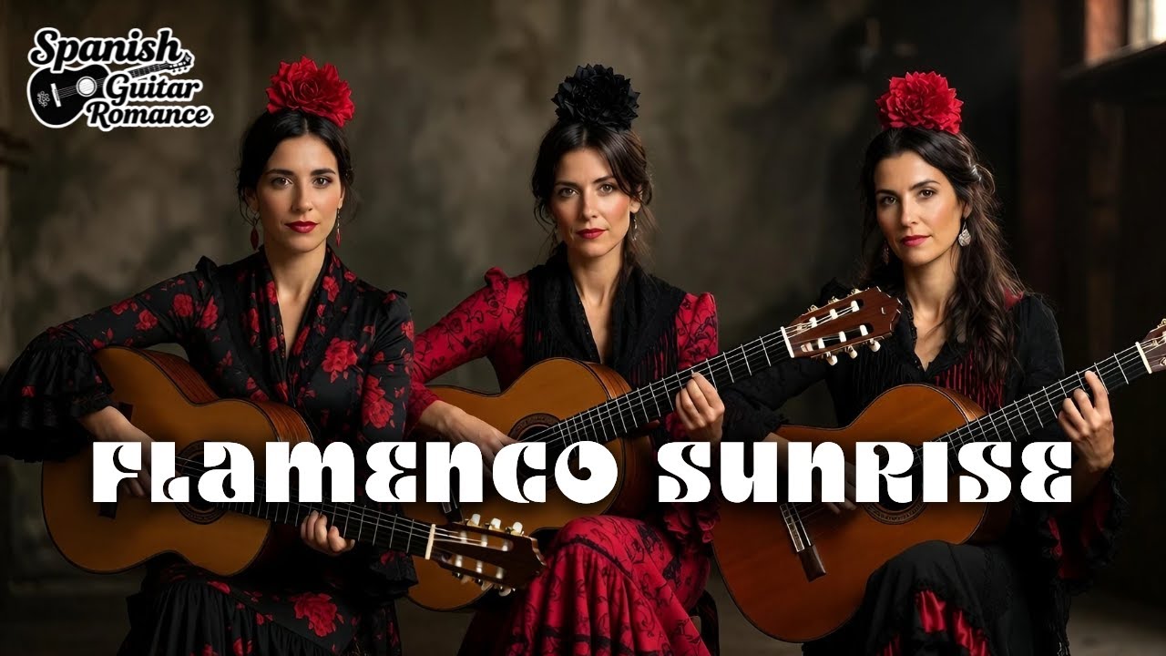 Flamenco Sunrise • 1 Hour Spanish Guitar Trio Instrumental for Passion & Andalusian Dawn