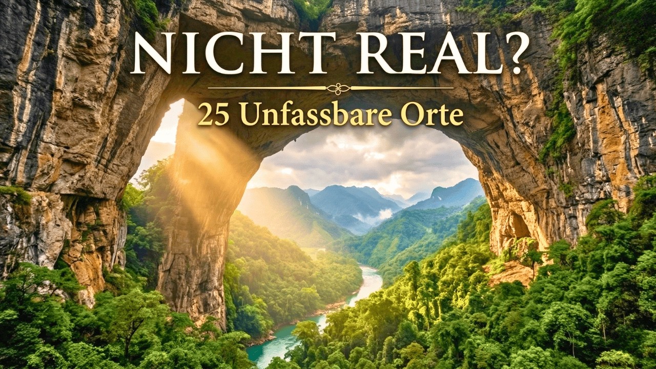 25 Orte, an denen die Natur verrückt spielt | 4K Dokumentation