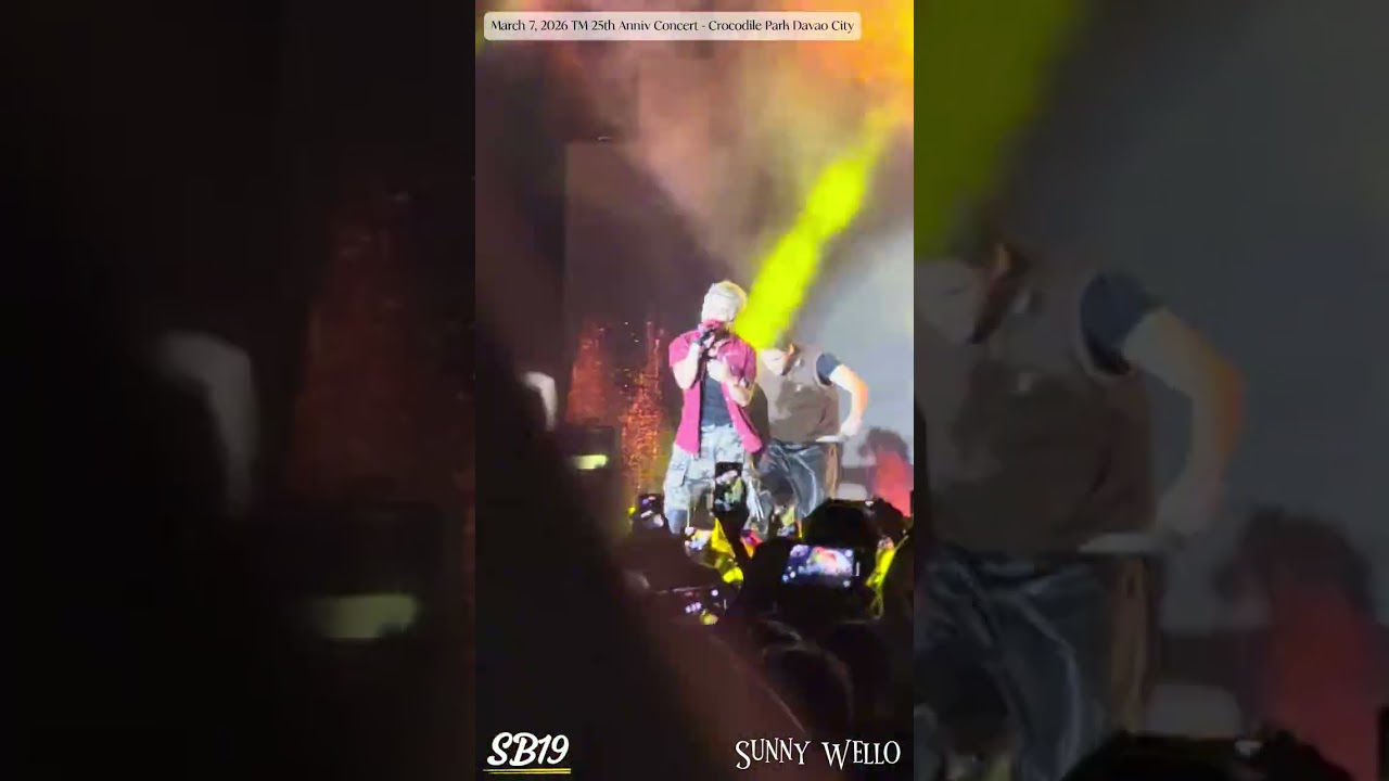 SB19 - Gento - TM 25th Anniv Concert Performance (fancam) 