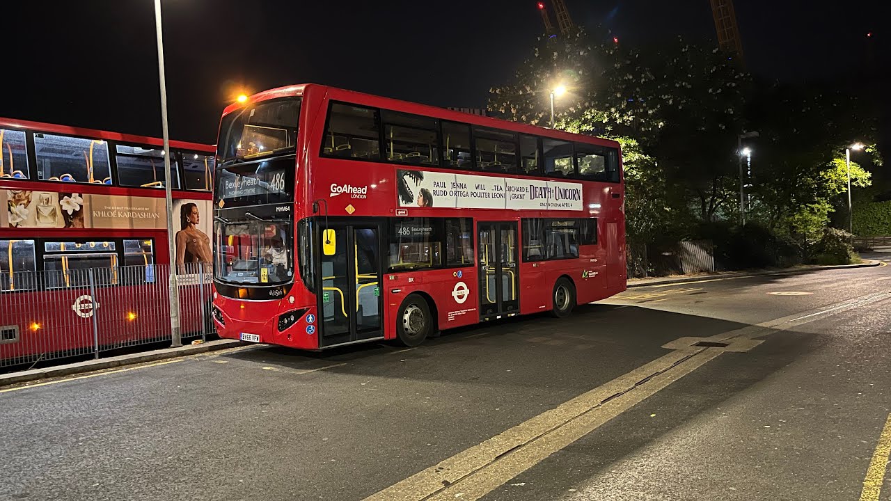 FULL JOURNEY: London Bus Route 486: North Greenwich - Bexleyheath, Town Centre (BV66VFW MHV64)