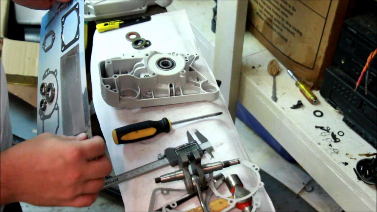 Stihl / huztl 660 chainsaw crankcase assembly with the new tools!