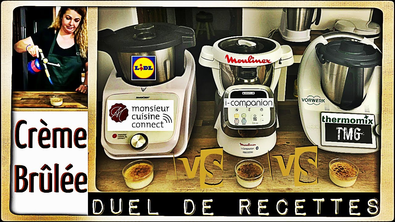 DUEL DE RECETTES : CREME BRULEE (TM6 VS COMPANION VS MCC par Sand Cook&Look)