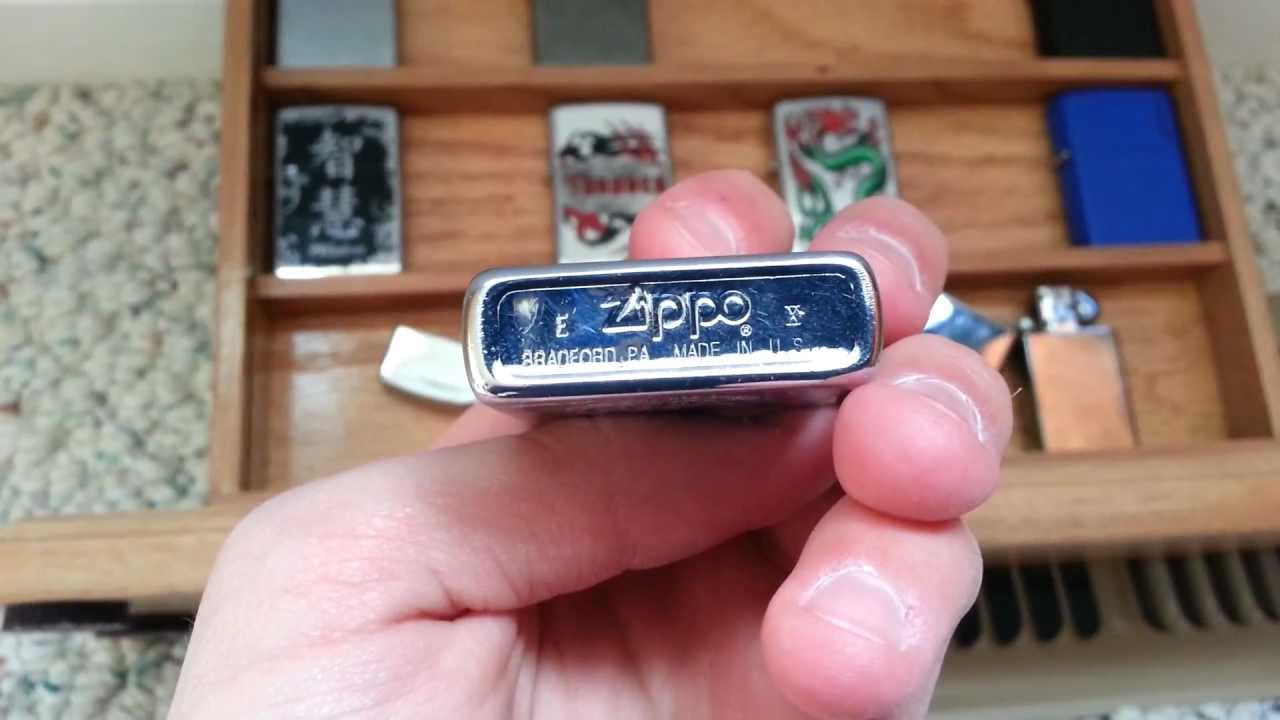 2013 zippo collection. With custom lighter.