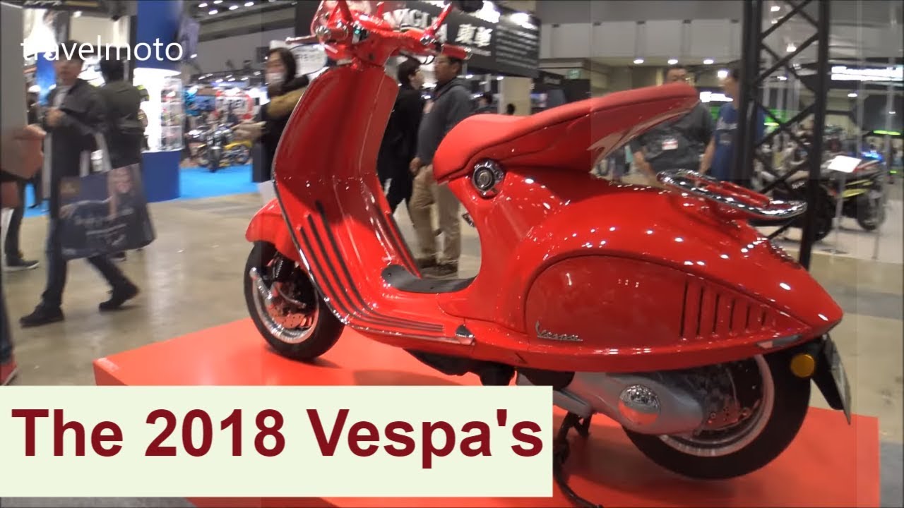 The 2018 vespa scooters