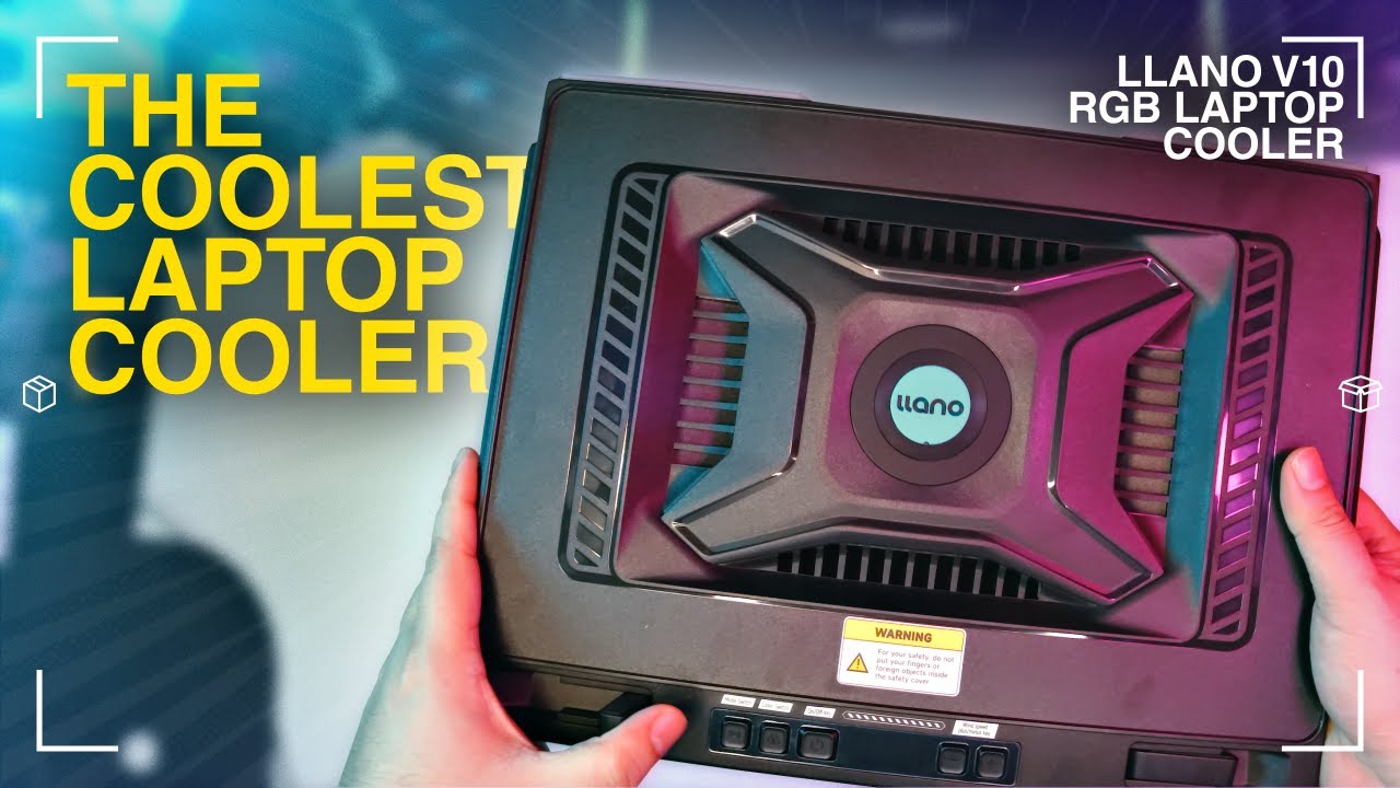 Extremely cool! Llano V10 RGB Laptop Cooler Unboxing and Review