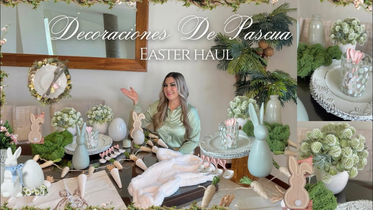 NUEVAS DECORACIONES DE PASCUA PRIMAVERA!🩵🐇Easter spring Haul