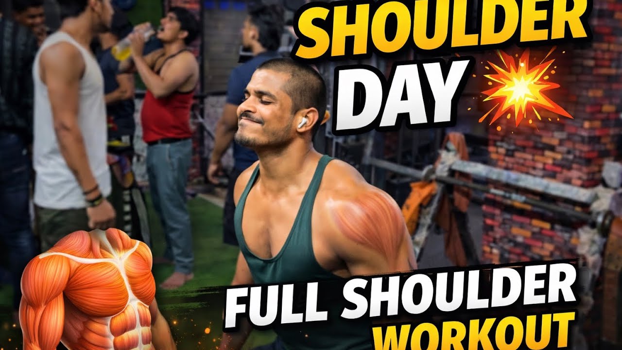 Full Shoulder Workout for Big & Round Delts 💪 | Shoulder Day Gym Workout