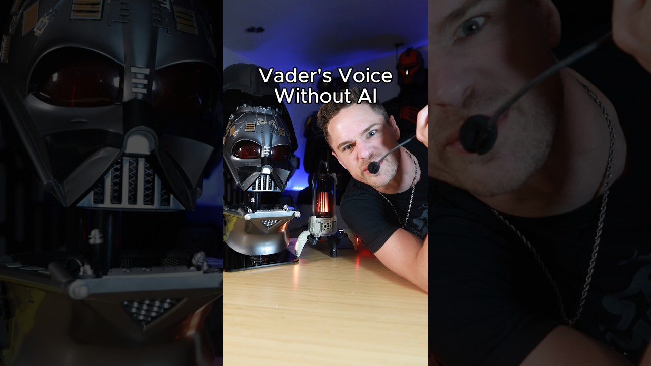 IS THIS DARTH VADER'S VOICE? #starwars #cosplay #cosplayer #darthvader #shorts