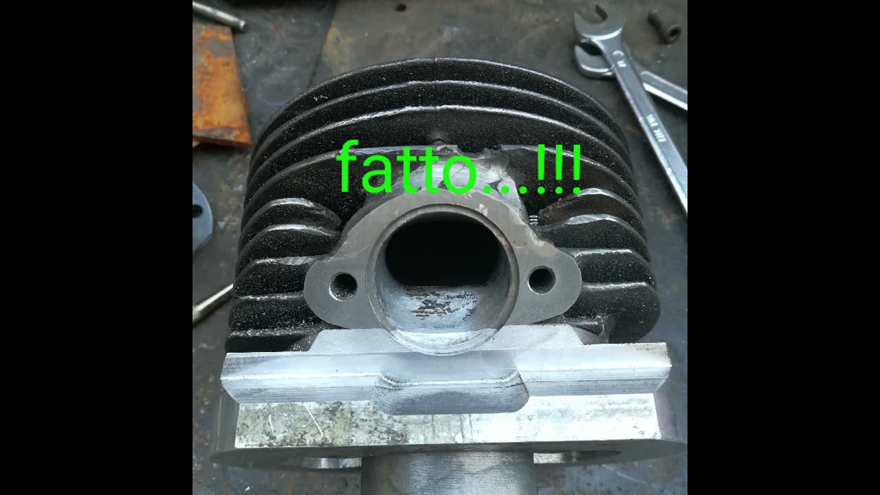 Modifica cilindro piaggio vespa et3 polini 130cc dopo oltre 20anni parte2