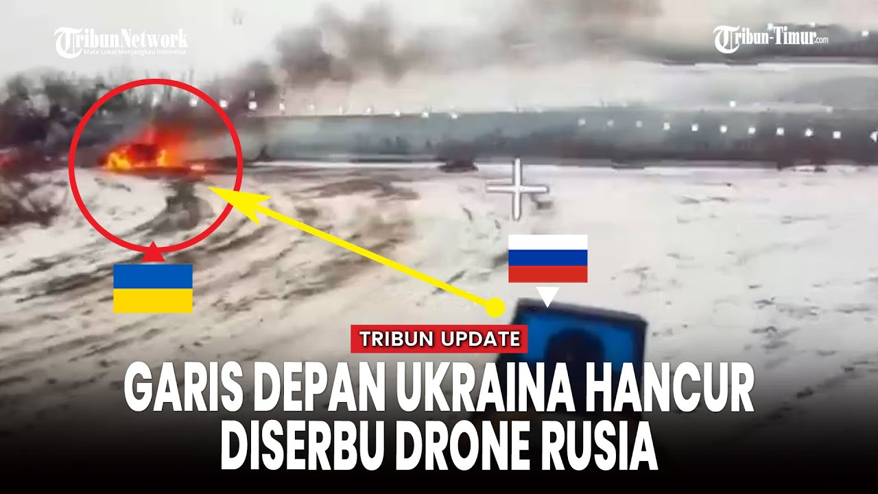 Puluhan Drone Peledak Rusia Gempur Pasukan Ukraina di Pokrovsk dan Dnepropetrovsk