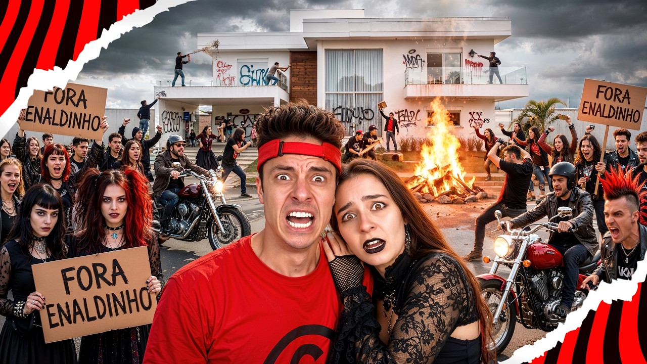 UMA GANGUE DE GOTICOS INVADIU MINHA CASA