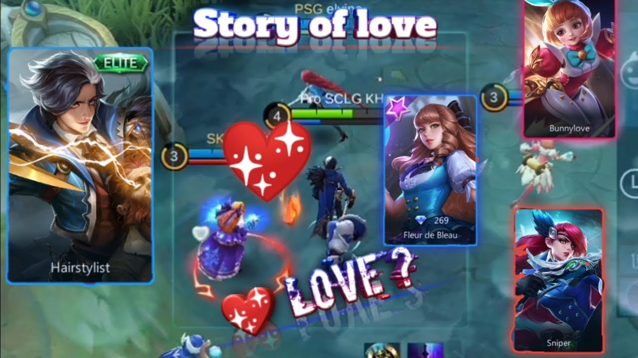 Gusion love Guinevere  Lesley Angela💖 who Gusion love? 💞 story of lovely / Mobile legends