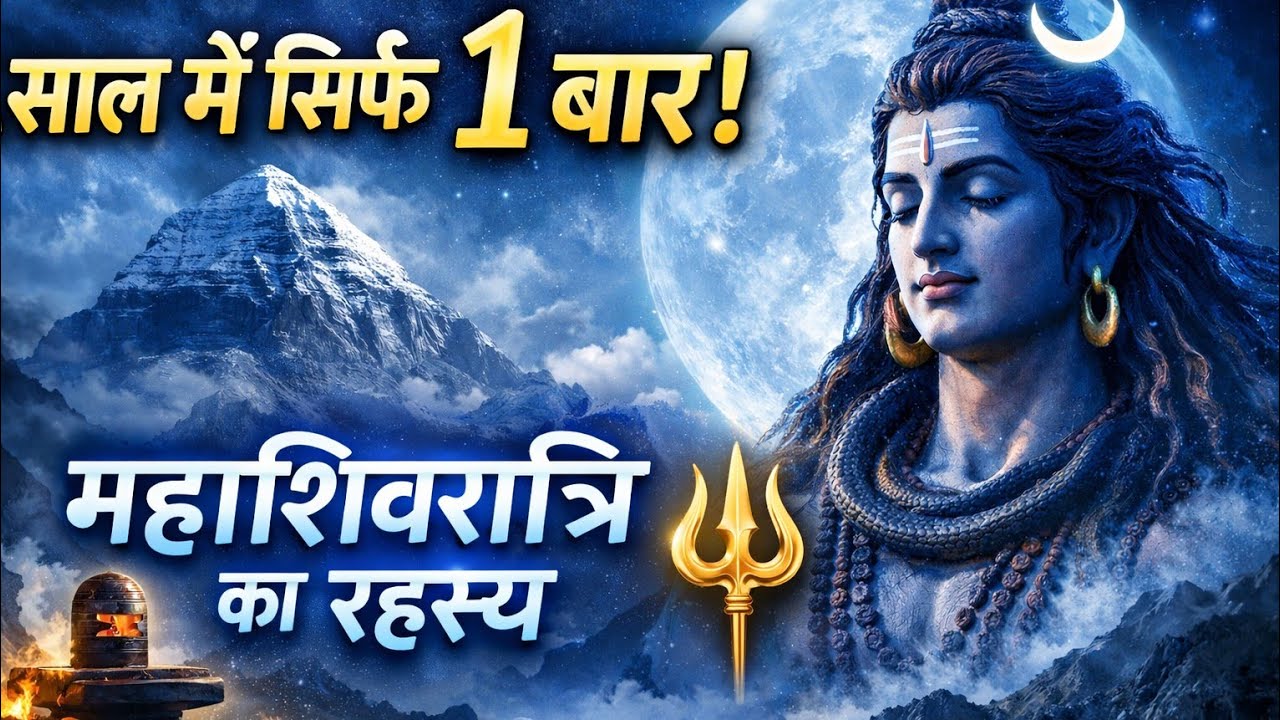 🔱 महाशिवरात्रि 2026 का रहस्य | इस रात जागना क्यों जरूरी है? | Lord Shiva Story 🔱