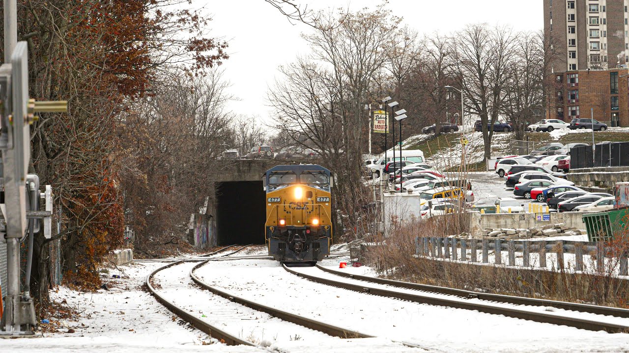 CSX and MBTA in Worcester MA!
