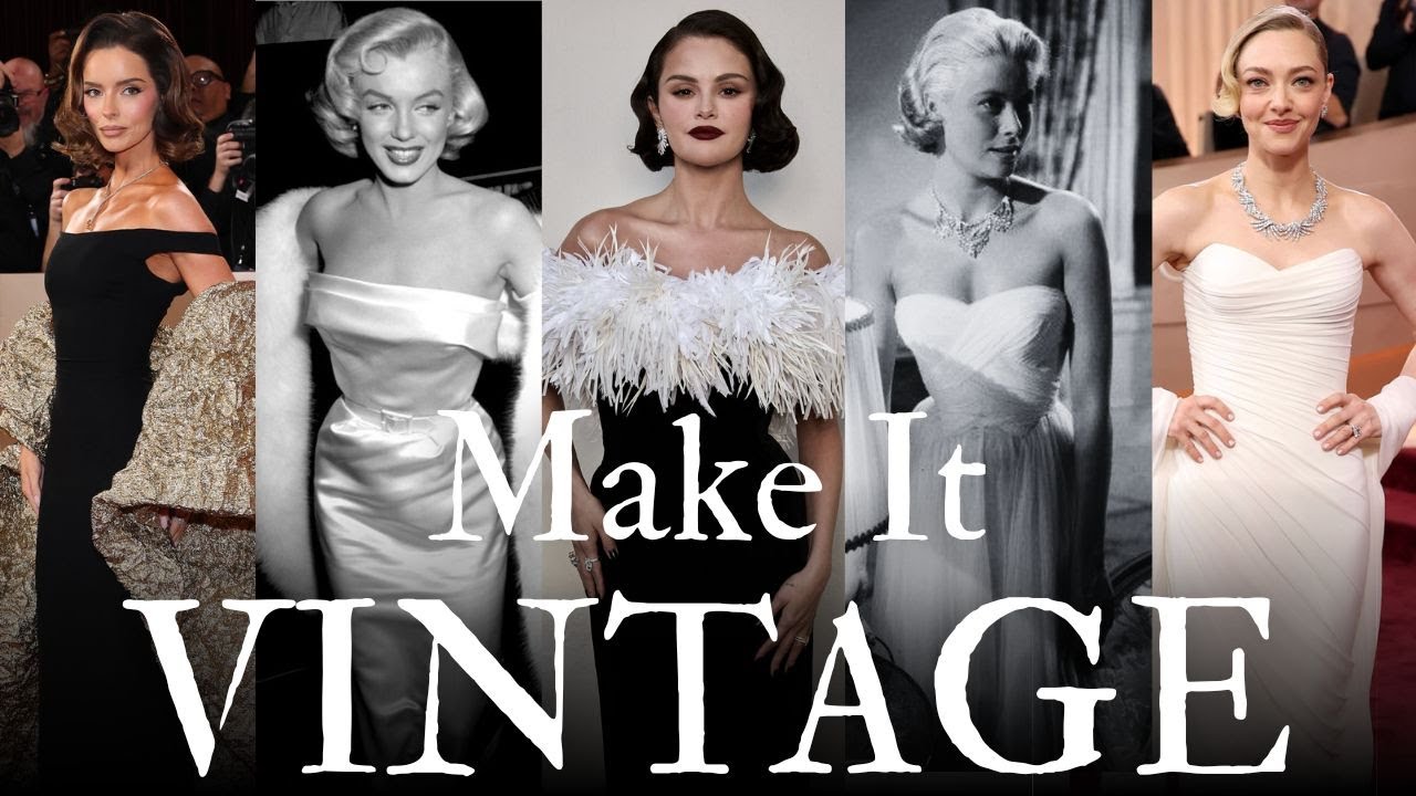 Golden Globes 2026 Red Carpet Fashion ✨ But Make It Vintage ✨
