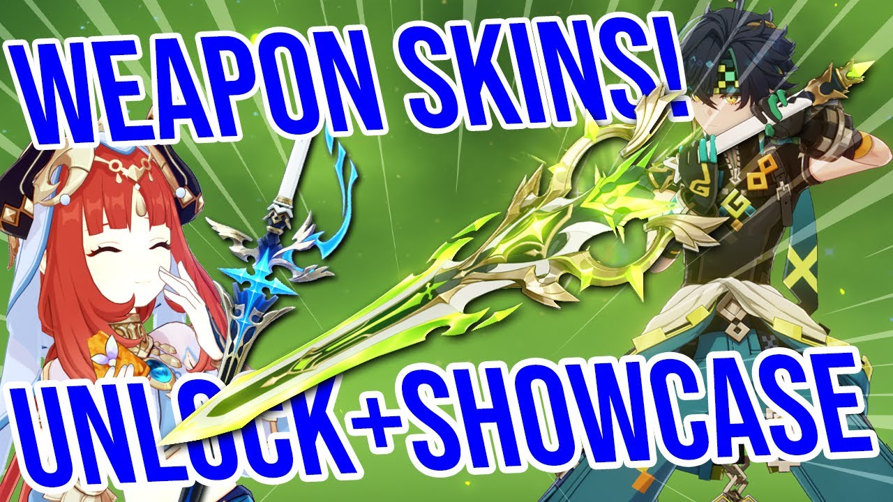 Открываем и демонстрируем НОВЫЕ ОБЛИКИ ОРУЖИЯ! Genshin Impact Stygian Onslaught