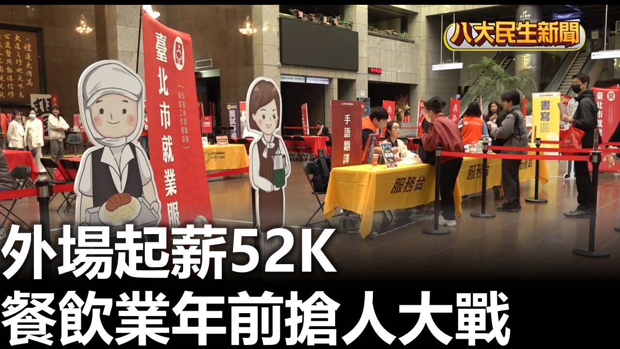 外場起薪52K 餐飲業年前搶人大戰  2026020708