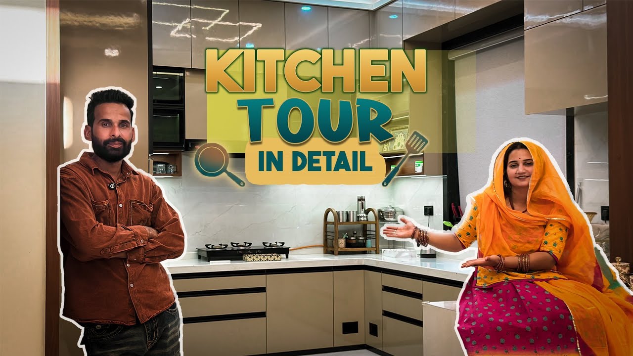 New kitchen tour in detail  👍🏻most important things should   Be in your kitchen . 