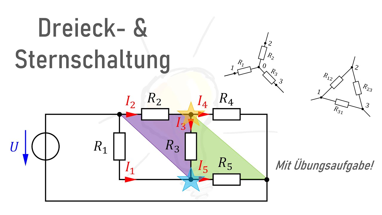 Erklärung - Dreieck- & Sternschaltung