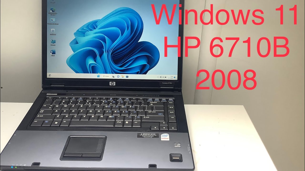 HP Compaq 6710b Running Windows 11  in 2023💥Core2duo💥Built in 2008